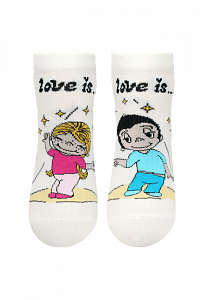 БРЕСТСКИЕ НОСКИ ЖЕНСКИЕ 1163 LOVE IS (укороченные)