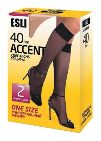 Гольфы женские Accent 40 (2 пары) castoro