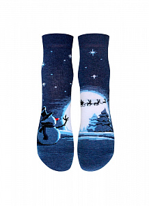 БРЕСТСКИЕ НОСКИ ДЕТСКИЕ 3079 KIDS НОВОГОДНИЕ (средней длины) 