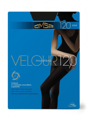Колготки женские Velour 120 nero