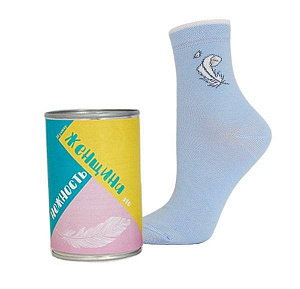 Брестские Носки женские В БАНКЕ 1104В CLASSIC (средней длины)