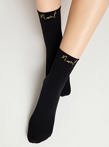 CONTE FANTASY Матовые носки с сияющей термоаппликацией Moment