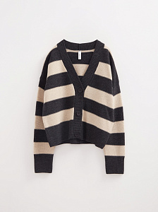 CONTE Жакет объемного силуэта из пряжи с шерстью LDK 23106