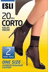 Носки женские Corto 20 (2пары) castoro