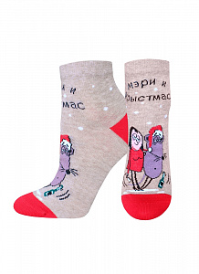 БРЕСТСКИЕ НОСКИ ЖЕНСКИЕ 1145 NEW YEAR (укороченные)