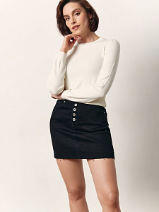 CONTE LDK 278 Базовый джемпер прямого силуэта из пряжи с вискозой