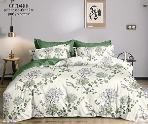 Комплект постельного белья, евро, сатин