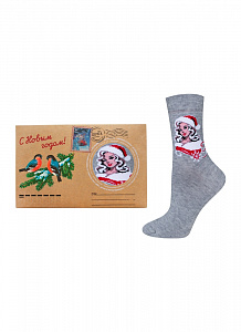 БРЕСТСКИЕ НОСКИ ЖЕНСКИЕ 1137Е NEW YEAR (в конверте)