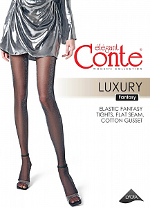 CONTE LUXURY Колготки женские с люрексом