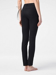 CONTE CON-149 Моделирующие джинсы skinny push-up Premium Stay Black с высокой посадкой
