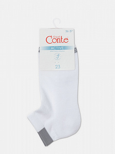 CONTE ELEGANT ACTIVE Носки женские хлопковые (короткие, махр. стопа)