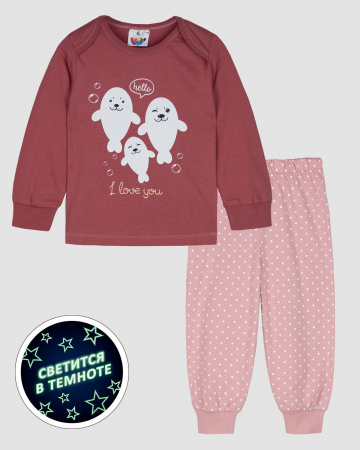 Пижама для девочки (джемпер+брюки)