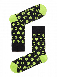 DIWARI HAPPY Хлопковые носки с рисунками "Инопланетянин"