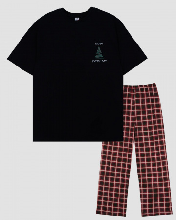 Пижама женская (футболка+брюки)