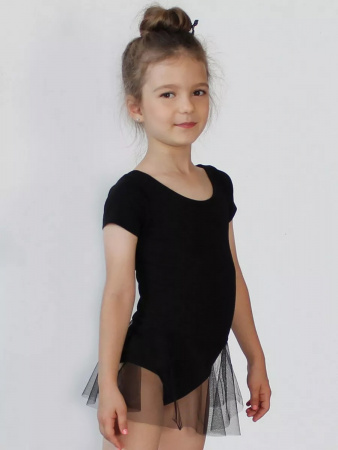 Боди трикотажное с юбкой (короткий рукав)