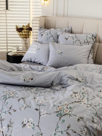 Комплект постельного белья, 1.5-спальное, сатин