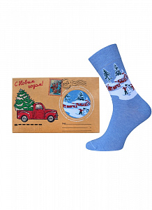 БРЕСТСКИЕ НОСКИ МУЖСКИЕ 2146Е NEW YEAR (в конверте)