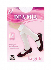 DEA MIA Получулки детские для девочек с эластаном 20 (ПА тонкие, без рисунка)