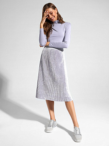 CONTE MADEMOISELLE Велюровая юбка с плиссировкой