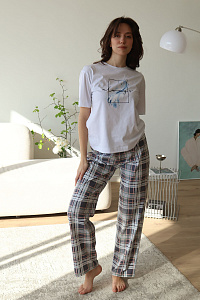 Брюки женские пижамные