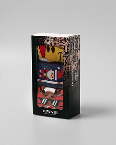 DIWARI NEW YEAR (3 пары,коробочка) Носки мужские