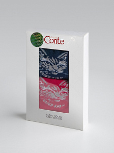 CONTE ELEGANT (2 пары) Носки женские хлопковые