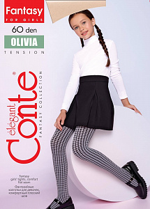 CONTE OLIVIA Плотные эластичные колготки 