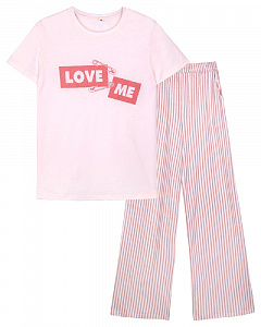 Пижама женская (футболка+брюки)