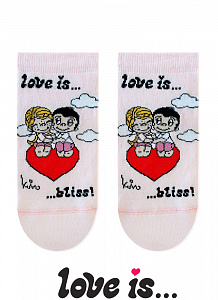 БРЕСТСКИЕ НОСКИ ЖЕНСКИЕ 1163 LOVE IS (укороченные)