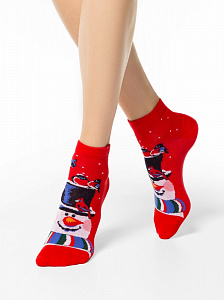 Брестские 1145 Classic (Укороченные) Новогодние Носки женские