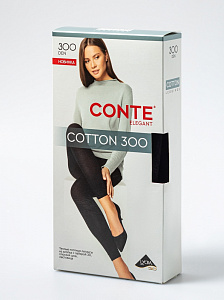 CONTE Теплые легинсы из хлопка COTTON 300