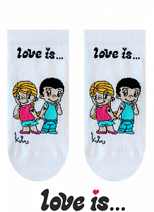 БРЕСТСКИЕ НОСКИ ЖЕНСКИЕ 1163 LOVE IS (укороченные)