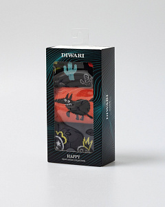 DIWARI Хлопковые носки HAPPY (3 пары)