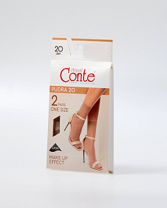 CONTE PUDRA (2 пары) Носки женские