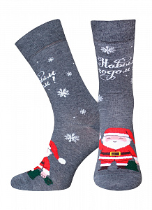 БРЕСТСКИЕ НОСКИ МУЖСКИЕ 2146 NEW YEAR (средней длины, НГ)