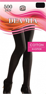 Колготки женские Dea Mia Cotton 500 nero