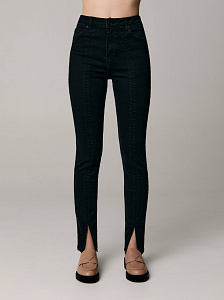 CONTE CON-524 Черные джинсы skinny с разрезами