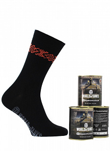 Брестские Носки мужские В БАНКЕ 2131В WORLD OF TANKS (средней длины)