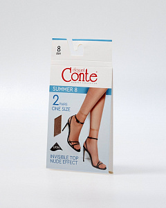 CONTE SUMMER 8 (2 пары) Носки женские
