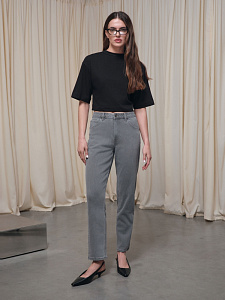 CONTE CON-846 Джинсы mom в пепельном оттенке