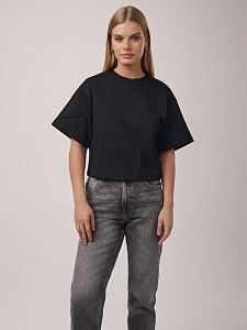 CONTE LD 2805 Укороченная футболка из костюмного полотна