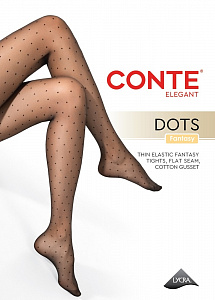 CONTE DOTS Колготки женские в горошек