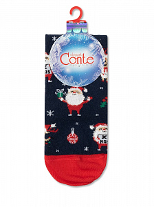 CONTE NEW YEAR Новогодние носки с пушистой нитью «Holiday»