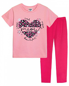 Комплект для девочки (футболка-лосины)