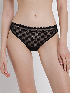CONTE DOTS LBR 1544 Трусы «бразилиана» с кружевом