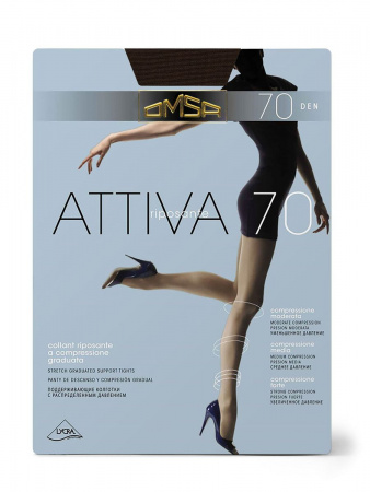 Колготки женские Attiva 70 nero