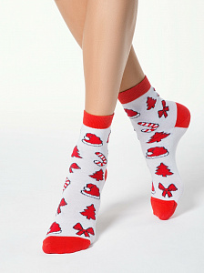 CONTE Носки женские (люрекс, новогодние)