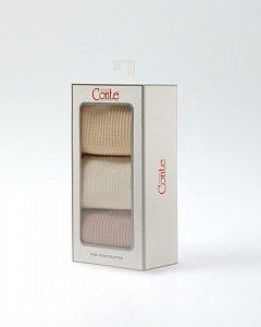 CONTE Носки удлиненные хлопковые (3 пары) женские
