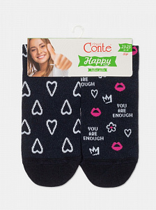CONTE HAPPY Хлопковые носки с рисунками "you are enough"