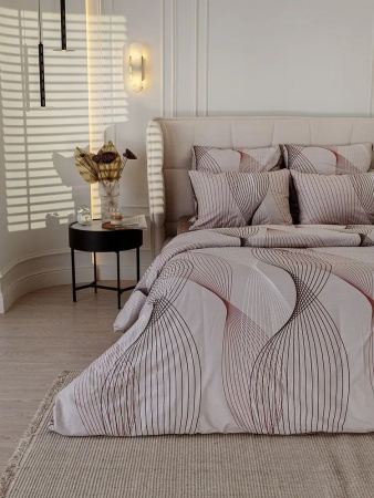 Комплект постельного белья, 1.5-спальное, сатин